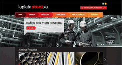 Desktop Screenshot of laplatasteel.com.ar